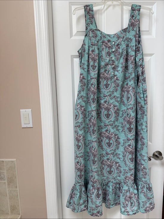 Soft Surroundings Dresses & Skirts - SOFT SURROUNDINGS maxi dress with Pockets and Ruffle hem size XL